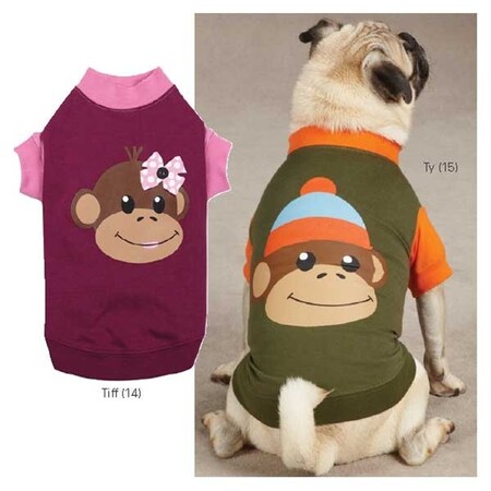 Petedge Monkey Business Raglan T-Shirt - Large - Ty pezm349-0012